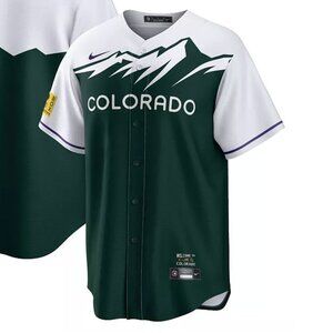 Nike Green Welcome to Colorado Rockies City Connect Jersey